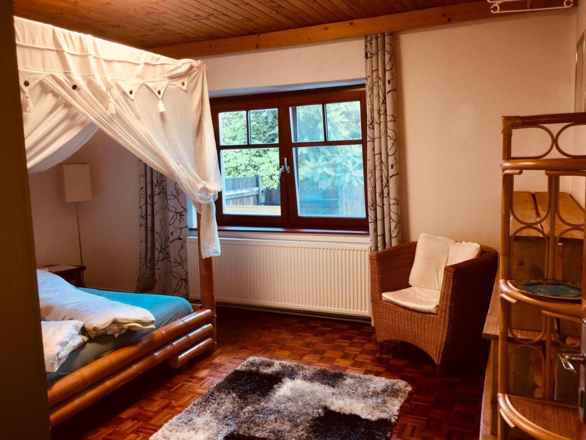 Familienapartments Mit Balkon Und Garten Ober-Lembach Buitenkant foto
